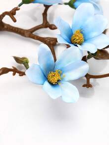 人工白色木蘭花,適用於家庭裝飾、婚禮、酒店假盆景