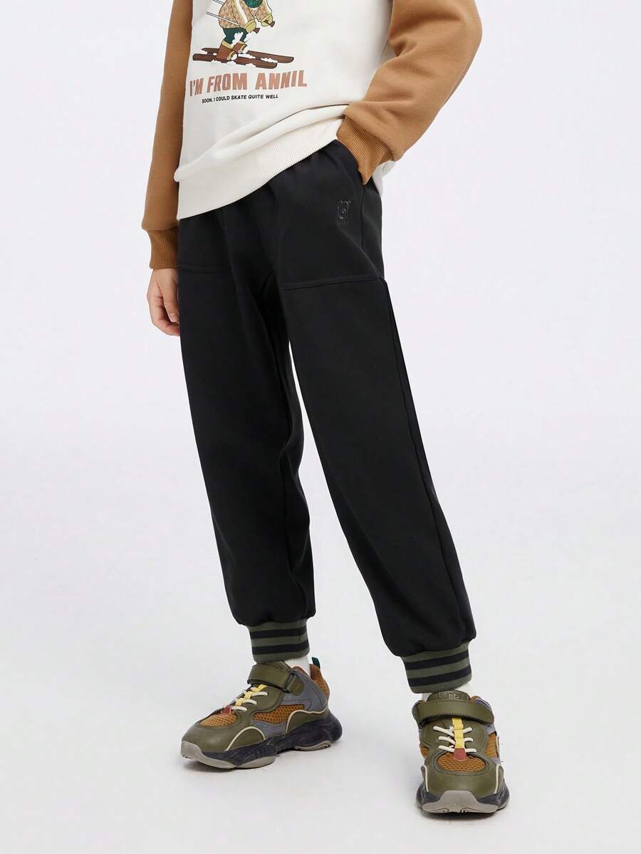 Annil طفل سروال قصير طفل سروال قصير طفل سروال قصير - الأسود - مشاهدة 1