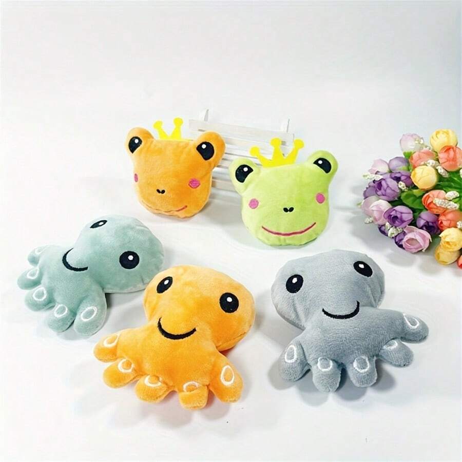 Dễ thương Hình động vật Đồ chơi Plush Đối với Thú cưng , Bền chặt , Chống cắn , Thích hợp Đối với Chó Và Mèo , Lý tưởng Bạn đồng hành Đồ chơi Đối với , Chơi Và Sự giải trí at Nhà - Nhiều màu - Xem 1