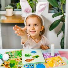 6 張/包水母海洋塗鴉貼紙,卡通手工 Diy 拼圖貼紙,完美的聖誕禮物