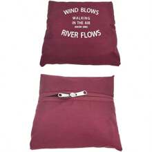 旅行行李袋帆布可摺疊旅行袋行李收納袋周末旅行袋手提包健身房袋過夜旅行袋防水尼龍行李袋附有托盤箱輕量級隨身袋適合運動度假購物健身大包過夜包學校度假必備 - 酒紅色 - 查看 5