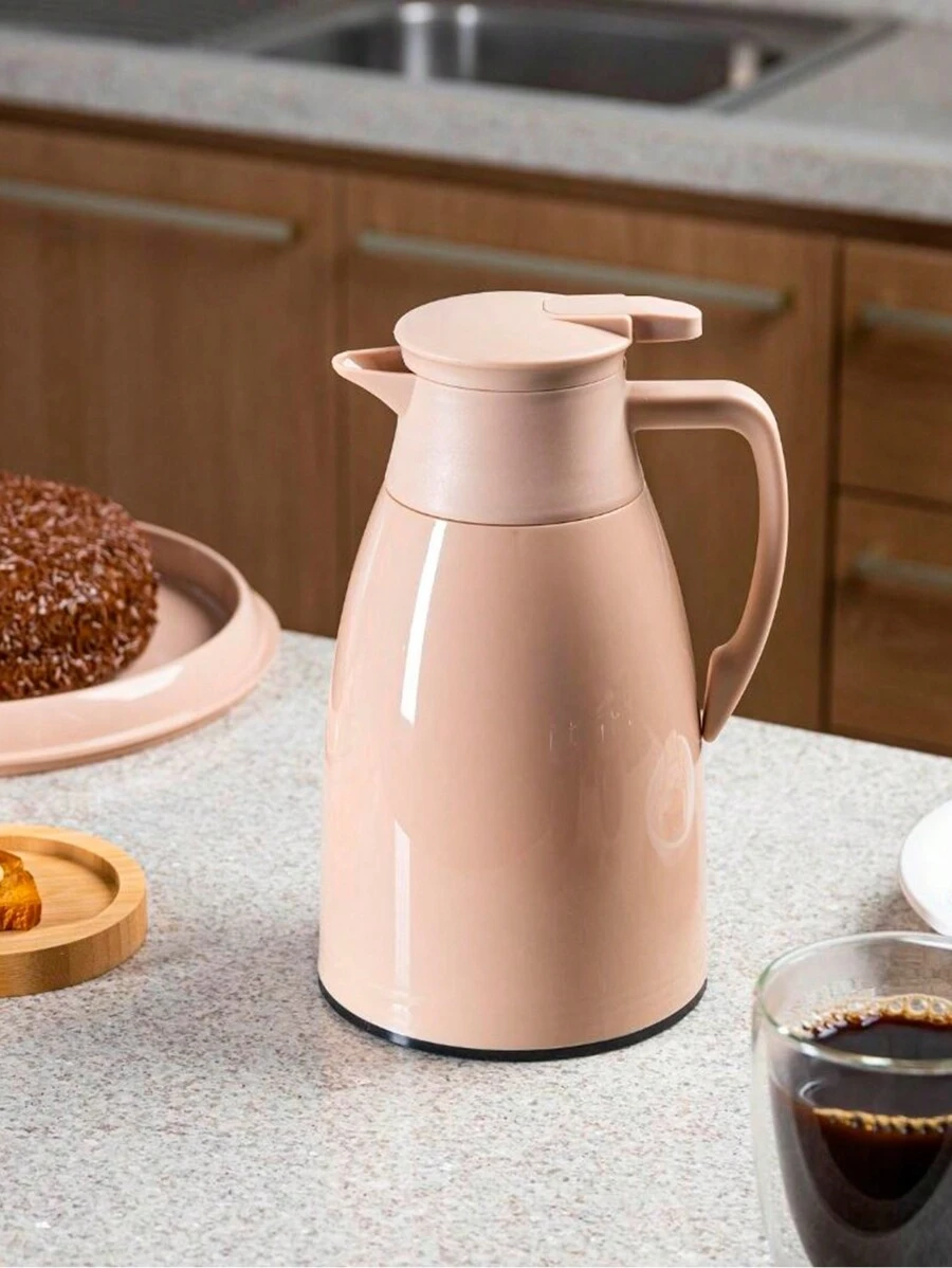 Garrafa Térmica Bule 1L c/ Gatilho Antigota Ideal p/ Café Chá Leite - Café - Visão 1