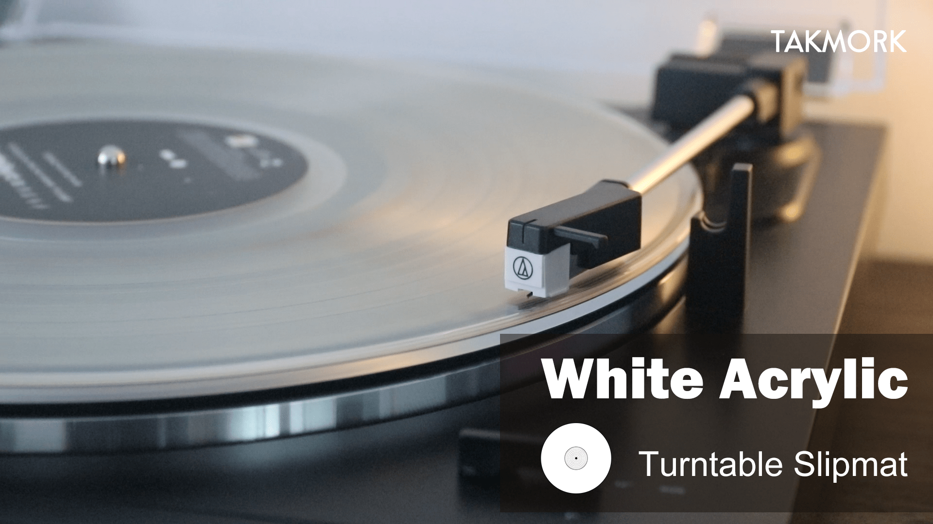 Acrylic Record Player Platter Vinyl Slip Mats for Turntables Antistatic