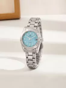 RICECGO 1pc Ladies' Classic Quartz Wrist Watch, Suitable For Daily Wear, Business Meetings, Gifts As A Gift For Students Returning To School