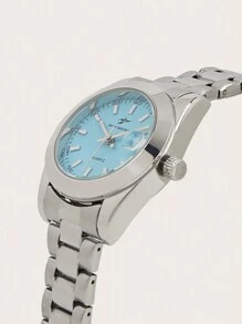 RICECGO 1pc Ladies' Classic Quartz Wrist Watch, Suitable For Daily Wear, Business Meetings, Gifts As A Gift For Students Returning To School