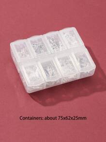 120Pcs 8 Style Alloy Beads, Angel Wing, Mixed Color - Ancient Silver - View 5