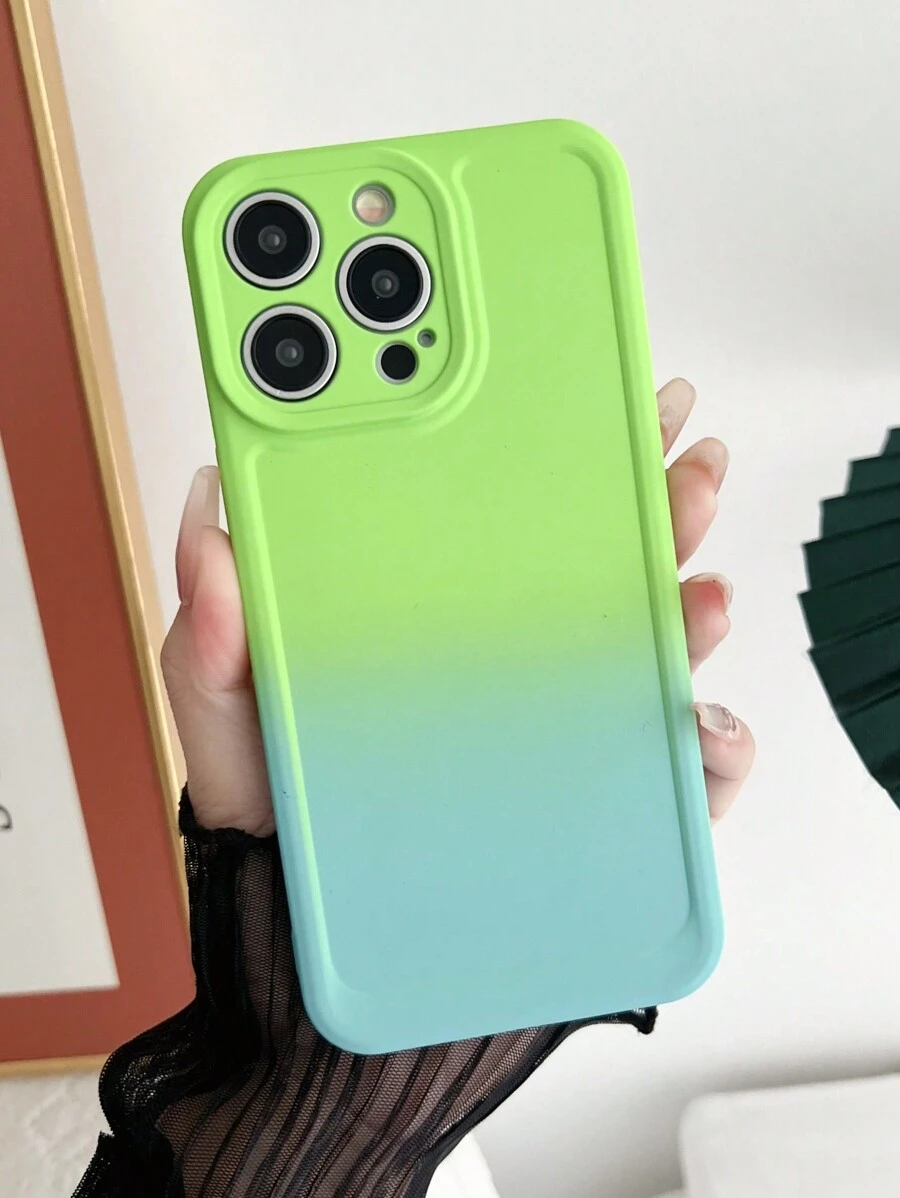A And Stylish Gradient Space Shell Full Coverage Lens Simple And Fashionable High-End Phone Case, Compatible With Apple, Compatible With Samsung, Compatible With Xiaomi, Compatible With Redmi, Compatible With OPPO, Compatible With Vivo, Compatible With Huawei, Perfect Gift For Sisters,International Version, Not The Domestic Version