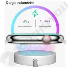 SC&S ，SMART WATCH M7 MAX， RELOJ inteligente, MEJOR APP WEARFIT PRO - Azul Marino - Ver 11