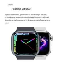 SC&S ，SMART WATCH M7 MAX， RELOJ inteligente, MEJOR APP WEARFIT PRO - Azul Marino - Ver 5
