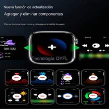 SC&S ，SMART WATCH M7 MAX， RELOJ inteligente, MEJOR APP WEARFIT PRO - Azul Marino - Ver 2