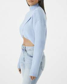 Tops de Punto para Mujer - Azul - Ver 3