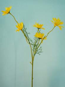 1pc Yellow Artificial Daisy Flower - Yellow - View 7