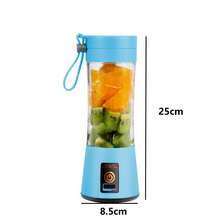 1 Miếng Xanh Có thể mang đi Máy xay , Usb có thể sạc Mini Nước ép Máy xay Thích hợp Đối với Nước ép Lắc Và , Nước ép , Sữa , Trái cây Và Rau Mini Cốc , Có thể mang đi Máy ép trái cây , Điện lực Nước ép Cúp , Nhỏ bé Nước ép Máy móc , Usb có thể sạc Vật dụng trong nhà Nước ép Cúp - Màu xanh lam - Xem 4
