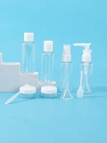 9pcs/set White 60ml Bottle Set - White - View 1