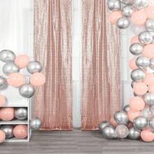 1 件 4 英尺x8 英尺閃光背景窗簾,非常適合節日、婚禮、生日派對背景裝飾窗簾攝影