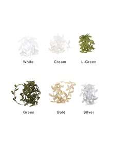 1pc 15m Cinta De Hoja En Relieve Ultrasónica, Cinta Decorativa Con Borde Floral Y Hoja - Rosa Fucsia - Ver 7