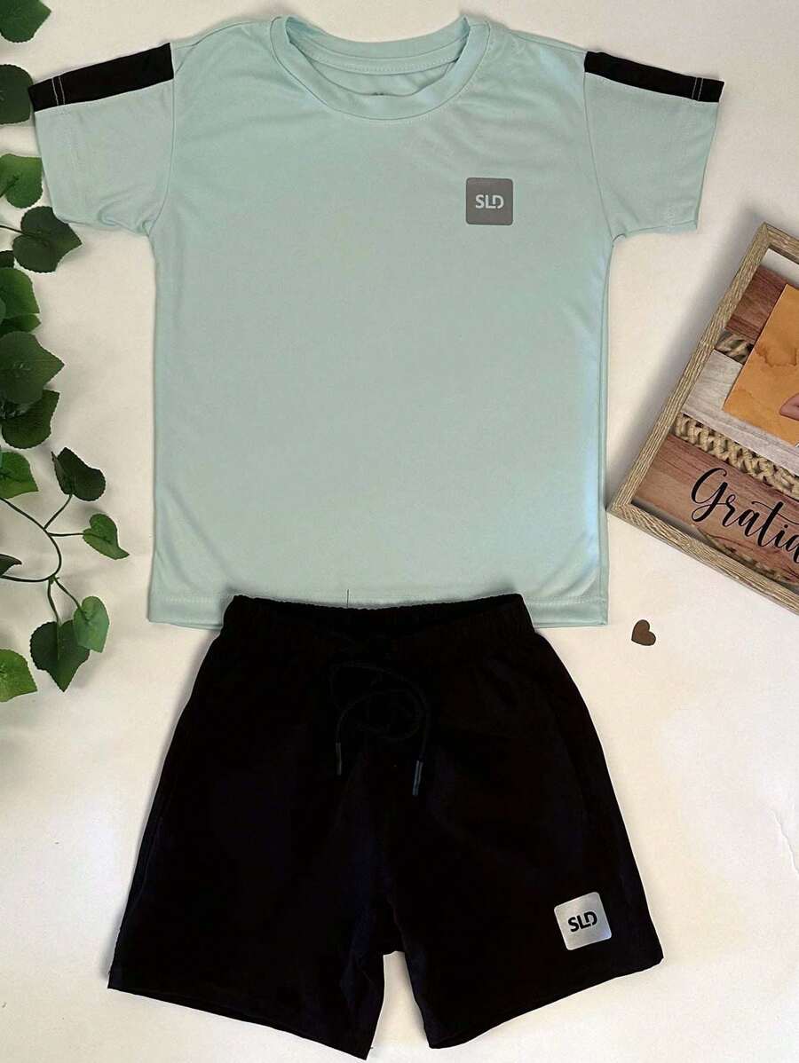 Young Boys Sets - Màu xanh Bạc hà - Xem 1