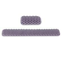 1set (2pcs) Natural And Minimalist Style Gray Tpe Keyboard Wrist Rest And Pad Set - Grey - View 5