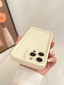 1入新款漸變天空眼設計TPU哑光耐摔手機殼，適用於 iPhone 11/12/13/14/15/15 Pro/15 Plus/15 Pro Max - 白色 - 查看 4