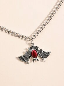 1入男女不限哥德式褲鏈,適用於萬聖節、聖誕節、派對和節日穿著,服裝配飾