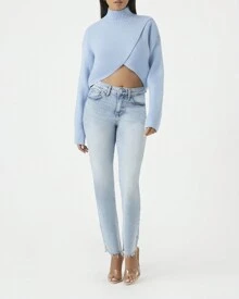 Tops de Punto para Mujer - Azul - Ver 5