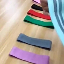 Non-Slip Fabric Resistance Bands for Yoga, Booty Exercise, and Fitness - Pink - View 6