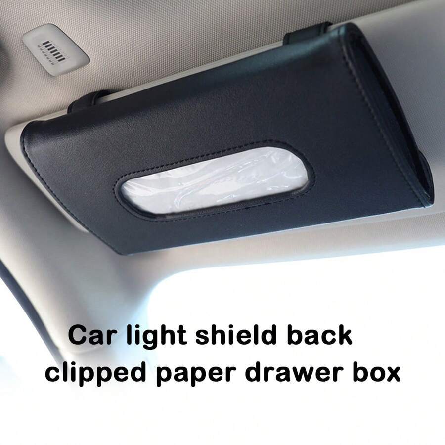 汽車紙巾盒,太陽擋風板椅背紙巾盒 1 個