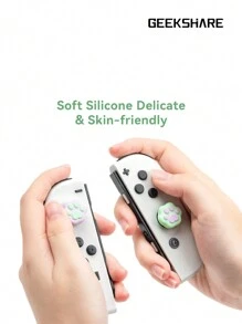 4个猫爪形按键帽，兼容Switch/OLED/Lite - 紫&綠 - 查看 7
