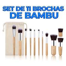 Bamboo Brush KIT And One Extra - Coffee Brown - View 7