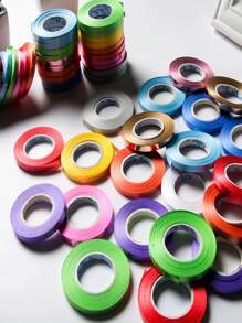 5/10m Balloon Ribbon & Colorful Gift Ribbon Wedding Decoration 10pcs Set (random Color) - Multicolor - View 1