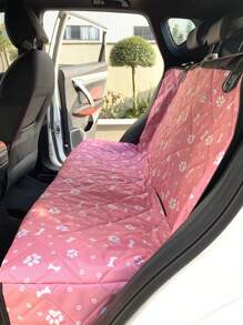 1 件装 600D 牛津布粉色加厚防污耐磨汽车后座坐垫 - 粉色 - 查看 5