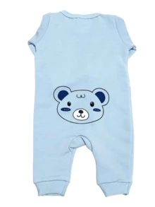 Baby Boys Bodysuits - Màu xanh lam - Xem 2