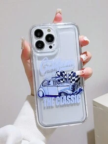 Racing Style Air Cushion Frame Brand Phone Case Compatible With IPhone - Multicolor - View 1