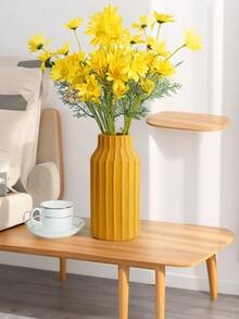 1pc Yellow Artificial Daisy Flower - Yellow - View 3