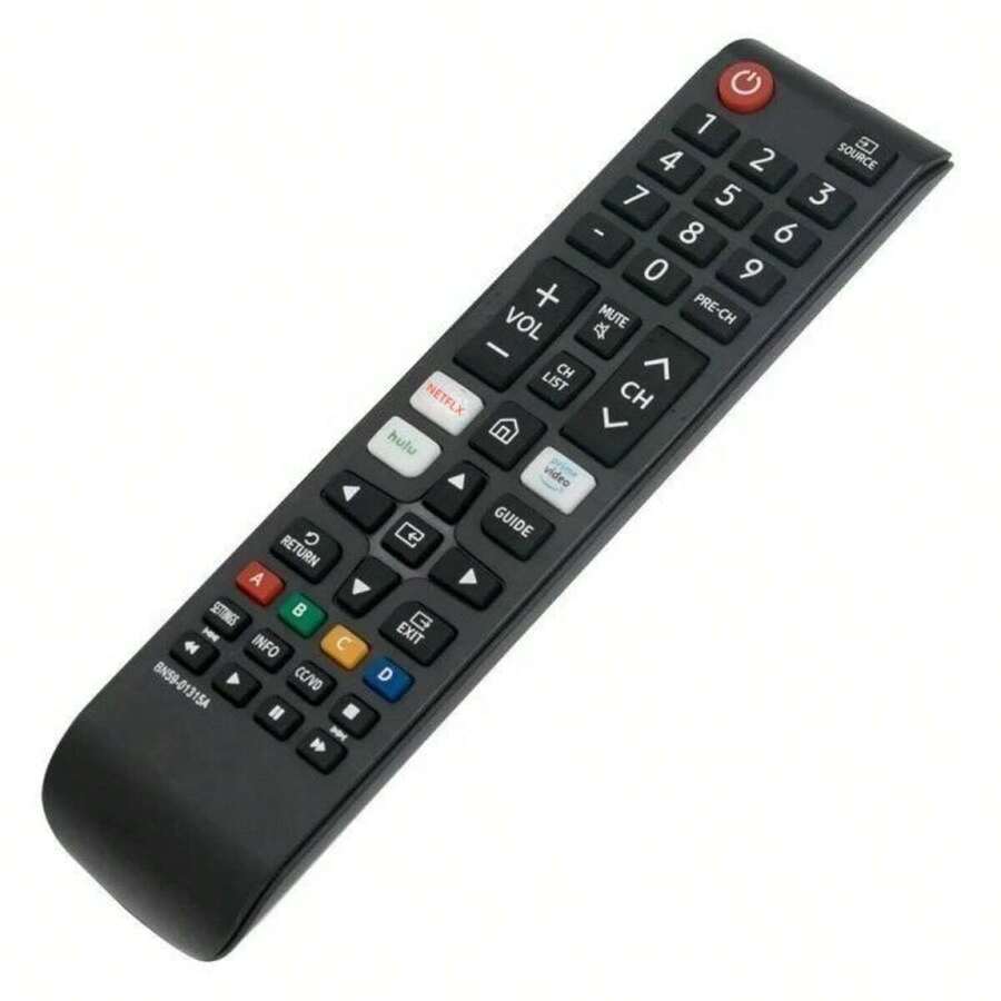 最新款全兼容三星電視遙控器，兼容液晶LED HDTV 3D智能電視機型BN59-01315A - 黑色 - 查看 1