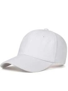 1pc Women's Plain Baseball Cap Outdoor Sun Hat Casual