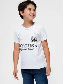 Young Boys T-Shirts - 白色 - 查看 2