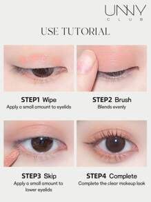 unny club 霧面滑順液體眼影,持久明亮微光眼影,輕盈柔滑,眼影腮紅輪廓多合一彩妝 - M01月下薔薇 - 查看 8