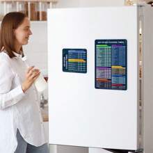 空氣炸鍋烹飪指南小冊子-空氣炸鍋磁性挂鉤烹飪速查表組合-食譜即時空氣炸鍋配件烤箱料理鍋溫度指南廚房換算 - 藍色 - 查看 7