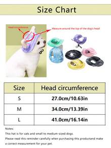 1 Miếng Tím Nhuộm buộc Thú cưng Chống nắng Và Trang trí Mũ , Đối với Chó Và Mèo - Màu tím - Xem 6
