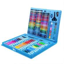 1 Box (150 Sets) Blue Set Drawing And Coloring Pens For Kids' Art And Diy Projects, Gift Set - Multicolor - View 3