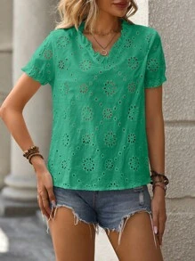 Women Tops - Green - View 3