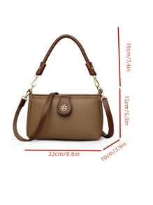 Dedoo 外贸秋冬新款，百搭时尚简约设计，冬季保暖女包，大容量通勤出游单肩斜挎包