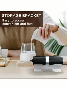 電動手持攪拌器,迷你打蛋器,蛋糕烘焙奶油發泡攪拌機 - 白色 - 查看 8