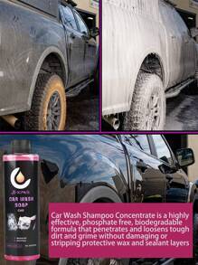 200毫升洗車液洗車皂汽車刮痕去除泡沫洗滌蠟濃縮易沖洗汽車美容用品