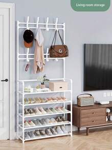 Rack Integrado Para Zapatos Y Gorras - Blanco - Ver 1