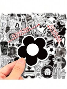 50入組可愛動物貼紙,完美裝飾筆記本電腦、手機、筆記本、杯子、冰箱、頭盔等