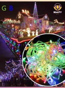 Tira de luces LED con 100 focos 10M - Amarillo - Ver 9