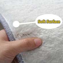 現代厚羊毛地毯適用於客廳、臥室、走廊、床頭、沙發、咖啡桌、兒童房、長方形嬰兒遊戲墊