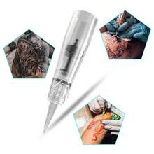 Aguja De Tatuaje Semipermanente Desechable, 10 Uds., Rl0.40mm, Para Máquina De Tatuaje - Blanco y Negro - Ver 5